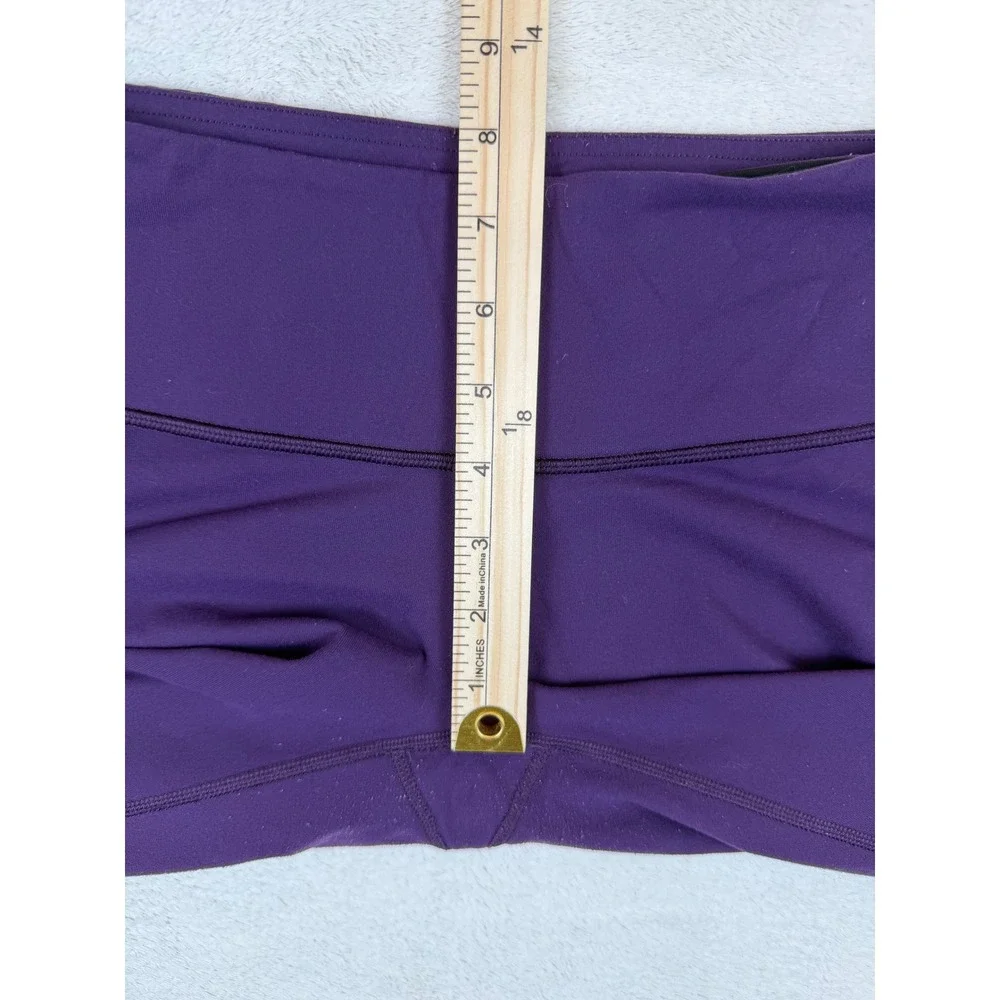 Lululemon Wunder‎ Under Crop Purple Yoga Leggings Size 6